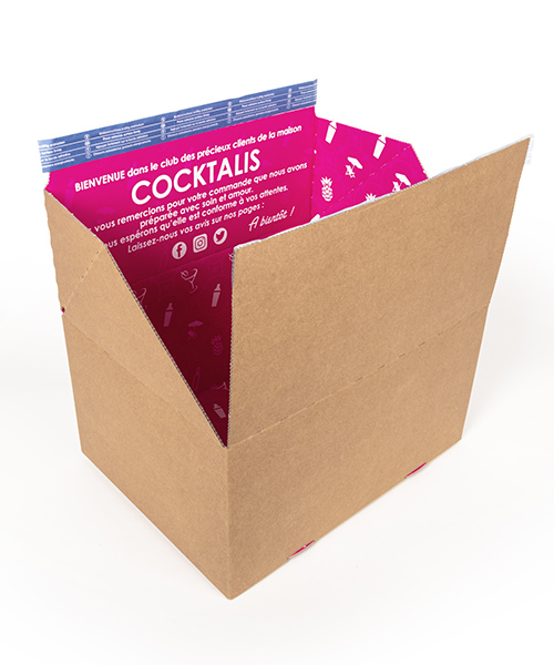 Emballage ecommerce personnalisé pour Coktalis