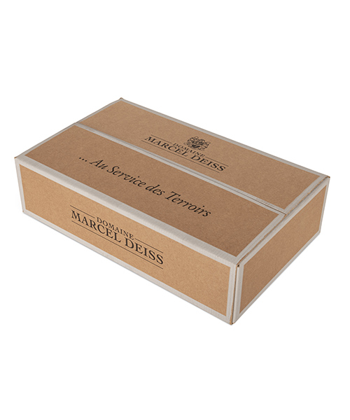 Carton emballage vin - 1 à 6 bouteilles pour Domaine Marcel Deiss
