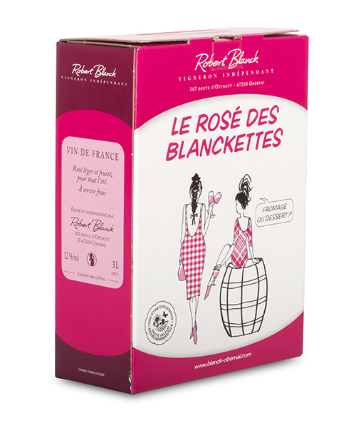 Réalisation BIB Bag in Box pour le Rosé des Blanquettes