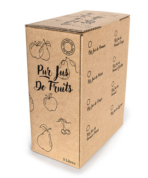 Réalisation BIB Bag in Box pour pur jus de fruits
