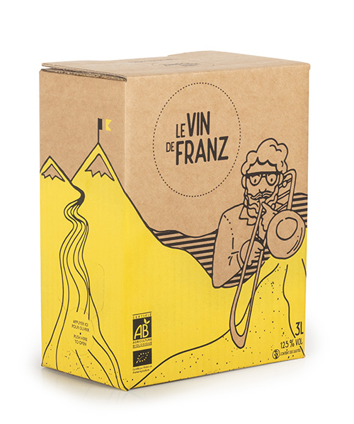 Réalisation BIB Bag in Box pour le Vin de Franz