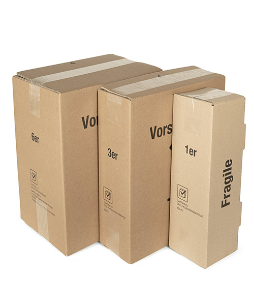 Emballage spécial logistique du vin certifié DHL/UPS